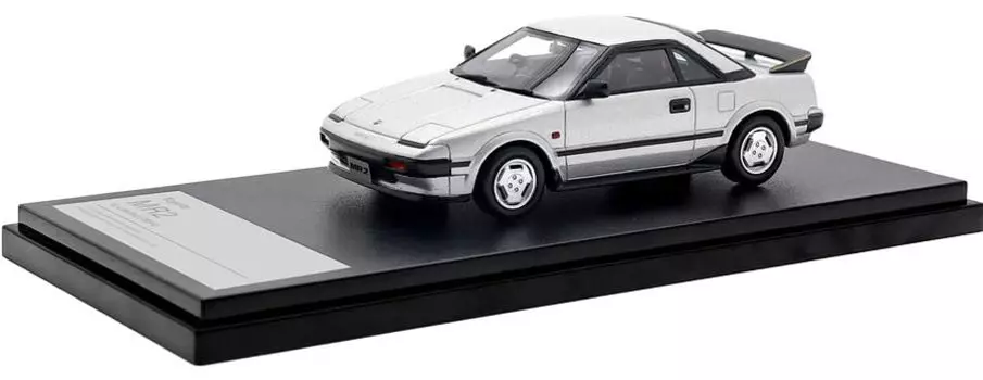 Hi Story Toyota MR2 Super Silver Metallic Finished Product 1/43 G-Limited (1984)