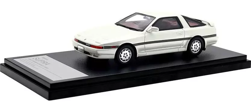 Hi Story Toyota Supra TURBO LIMITED Белый Перламутровый Слюдяный Готовый Продукт 1/43 3.0GT (1987)