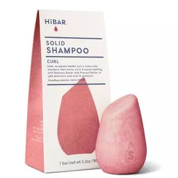 HIBAR - Шампунь-мыло для сбалансированных волос - С медом, маслом ши и витамином B5 - Без пластика - Без мыла, парабенов и сульфатов