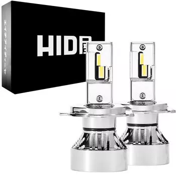 HID Shop H4 светодиодная фара 49600cd взрывоопасный белый инспекционный автомобиль совместимый 12V 24V 2 шт. 1 комплект M Series Premium (Кандела) белый