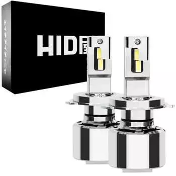 HID Shop H4 светодиодная фара 68400cd (Кандела) [Яркость класса HID 65 Вт] Взрывоопасный белый 6500k, совместимый с техосмотром транспортного средства, набор из 2 ламп серии Q