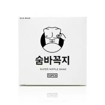 Hide and Seek Men s Nipple Band Transparent Color, 156 Pieces