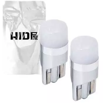 HIDya T10 светодиодный белый габаритный фонарь номерной знак лампа для комнаты 6500K 12V 2 шт.