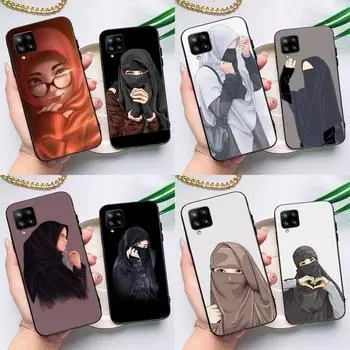 Хиджаб Лицо Мусульманский Исламский Для Samsung Galaxy A54 A34 A53 A73 A33 A23 A13 A51 A71 A12 A22 A32 A42 A52 A14 Чехол Для Телефона Samsung A32 4G