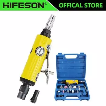 HIFESON 1/4 пневматическая шлифовальная машина пневматическая шлифовальная машина шлифовальная фреза гравировальный инструмент полировальный станок для пневматических инструментов