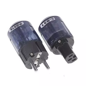 Hifi C-037 P-037E Schuko Europe Eu Power Plug с родиевым покрытием IEC аудио разъем мама-папа Matihur Audio A1