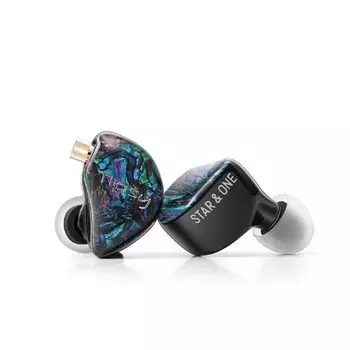 Hifi Kingdom Epz Tipsy Star One 10MM Dynamic Driver 3D Printing Medical Needle Copper Silver Plated Handmade EPZ TIPSY Collaboration Monitor Star One