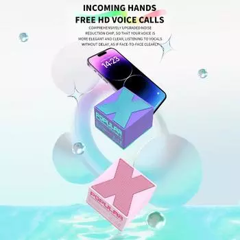 HIFI Sound Box Player Bluetooth-совместимый 5.0 Hands-Free Call Audio Player Динамик для использования вне помещений для мобильных телефонов/планшетов/ноутбуков синий