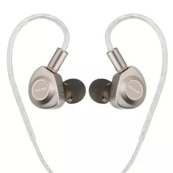 HiFiGo Kefine Delci AE 10 мм динамический драйвер IEM HiFi мониторные наушники с прозрачным и мощным звуком наушники-вкладыши (4.4mm)