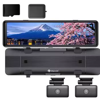 Higashi Separate Camera Drive Recorder Mirror Type Separate Latest Front and Rear Drive Recorder Digital Inner Mirror Drive Recorder Mirror Type Front