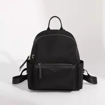 High Appearance Level Women s Backpack Stylish Oxford Cloth Backpack Travel Commuter High-grade Women s Bag чёрный