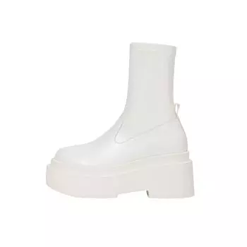 High boots versatile knight boots new autumn and winter thick-soled elastic boots thin boots but knee boots 34