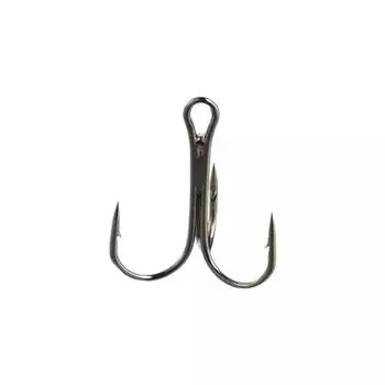 High Carbon Steel Sharpened Silver Fishhooks 2/4/6/8/10 Barbed Fishhook Treble Fishing Hook серебряный