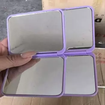 High Definition Double Sided Vanity Mirror ABS Desktop Decorative Mirror Girl Lady