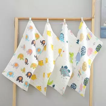 High-density Six-layer Cotton Gauze Towel Soft Absorbent Children s Face Towel Baby Drool Towel Cotton Children s Towel