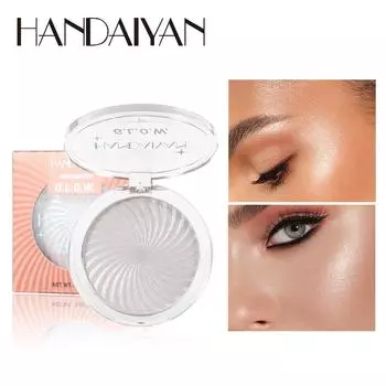 High Disc Fine Glitter Baking Powder Sexy 6-color Glitter Eye Shadows Conturing and Brightening All In One Plate 01#