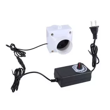 High Efficiency 50mm Inline Duct Fan for Kitchens and Workshops Quiet Ventilation with 350M3/h Airflows AC100-240V Input US