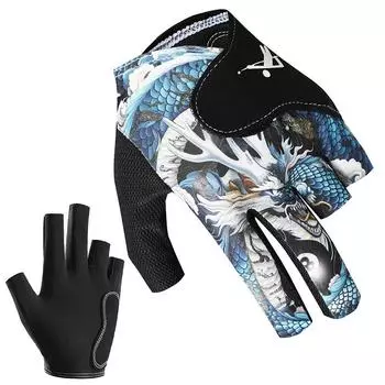 High end Billiards Gloves with Finger Exposed Ice Silk Breathable Thin Non Slip Competition Special Gloves Snooker Billiards Single Package