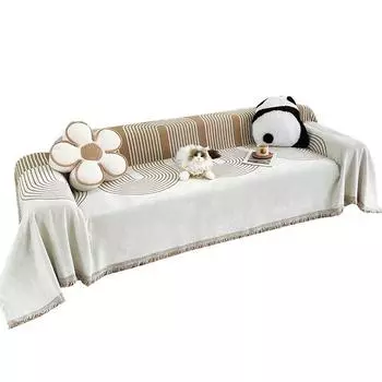 High-end Chenille Sofa Towel New Cushion Cover Blanket Full All-inclusive Universal Cover 110*110cm
