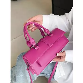 Высококачественная женская сумка Sense с простой текстурой, сумка через плечо, новая черная раскладушка, популярная портативная сумка для поездок на работу (20cm<Max Length<30cm)