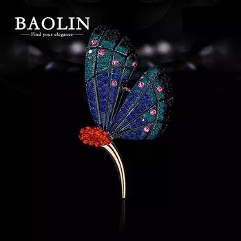 High-End Exquisite Retro Butterfly Brooch Women Pin Niche Sweater Corsage Casual Suit Accessories Collar Pin 5852 Retro butterfly