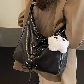 Высококачественная сумка нишевого дизайна 2024 года, новая сумка-мессенджер для женщин, большая вместимость, модная сумка через плечо для женщин