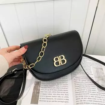High End Saddle Bag Маленькая сумка 2024 Новая модная универсальная женская сумка Сумка через плечо Сумка через плечо