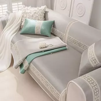 Высококачественная подушка для дивана, летний коврик из ПВХ, подушка для сиденья, модный простой современный чехол, ткань, новый китайский летний стиль 70*70cm