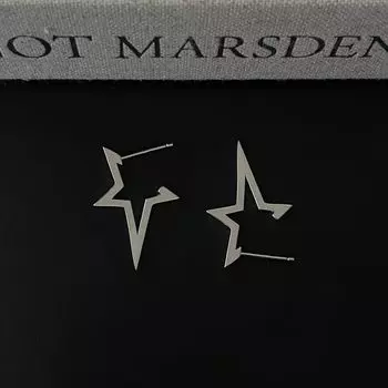 High-end star stud earrings women s fashion new trend neutral silver needle earrings fashion earrings A pair of 925 silver needles