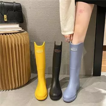 High-End Technology Manufacturing Reusable Fashionable Waterproof Rain Boot Cover 38-39Foot length(230mm) чёрный