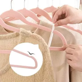 High-end Velvet Anti Slip Hangers To Save Space Clothes Wardrobe Organizer for Organizing Special Hanging for Household Use 38cm