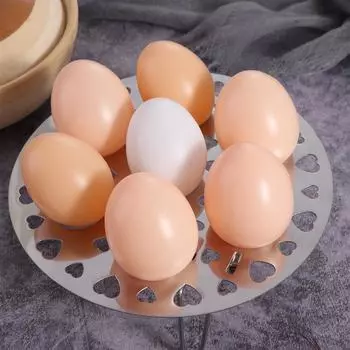 High Foot Steamer Basket Stainless Steel Egg Steamer Steaming Plate High Pressure Boiler 17.5cm