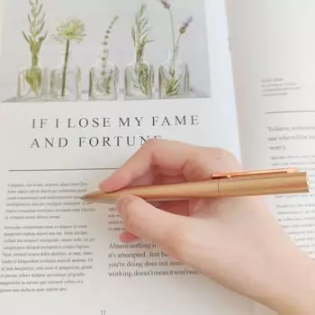 High-grade Business Neutral Pen Metal Ballpoint Pen Quick-dry Writing Pen Gift серебряный