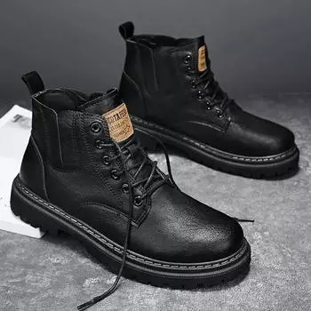 High Heel Ankle Boots Men Mens Shoes Work & Safety Shoes Men s Shoe Casual Sneakers Brown Boot Booties Man Dress Booty Man Snow 39
