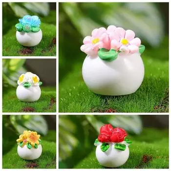 High Imitation Mini Plant Model Not Easy Get Dusty Miniature Plant Potted Simulation Cactus Gift E