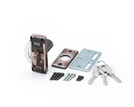 High Logic sickle lock bronze 3 keys (small) G-143 бронзовый