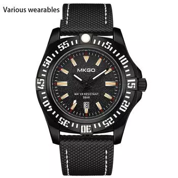 Высококачественные новые электронные кварцевые часы Bar Nail Calendar мужские крутые водонепроницаемые и ударопрочные модные часы для мужчин