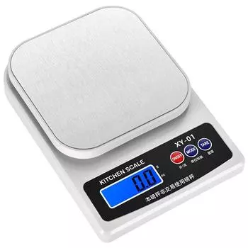 High-precision kitchen electronic scale with backlight + tray 10kg/1g