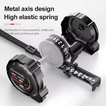 High Precision Measuring Tools Household Woodworking Ruler Thickening Waterproof And Anti-corrosion Tape Measure 3/5/7.5/10m