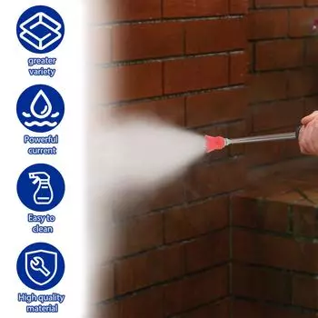 High-Pressure Cleaning Machine Water Gun Nozzle Fan-Shaped Nozzle with Splash Guard 0°/15°/25°/40water Outlet Angle Car Cleaning