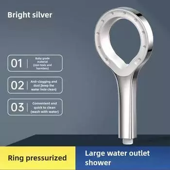High Pressure Handheld Shower Head Powerful Shower Spray Sets Home Bathroom Rain Shower Mixer Bathroom Accessories Shower Head