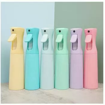 High Pressure Spray Bottles Refillable Bottle Continuou Mist Watering Can Automatic Barber Water Sprayer Plant Mist Spray Bottle синий