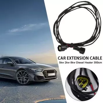 High-quality 12v Diesel Heater Lcd Screen Extension Cable 5kw 2kw 8kw Diesel Heater 3meters