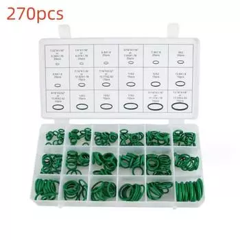 Высокое качество! 270 шт. резиновые уплотнительные кольца для автомобильного кондиционера, ассортимент запасных частей