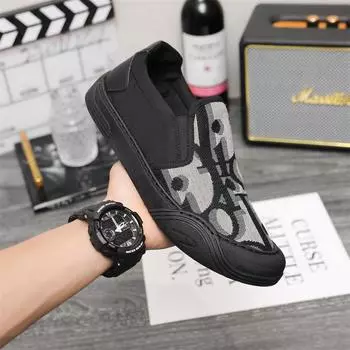 High Quality Espadrilles Footwear Men s Flat Canvas Shoes Hemp Lazy Flats for Men Moccasins Male Loafers Driving Shoes New 2024 39 чёрный