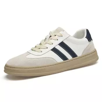 High Quality Genuine Leather Mens Sneakers Men Vulcanized Shoes 2024 Casual Shoes for Men Leisure Walk Luxury Brand Skateboard 38 чёрный