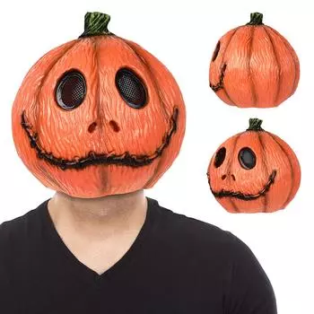 High Quality Halloween Scary Pumpkin Latex Mask For Cosplay Costume Party