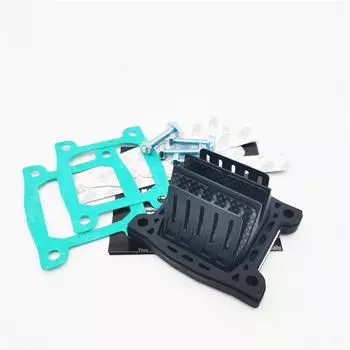 High Quality Intake Reed Valve Carbon Fiber With Bolts Stickers For Yamaha Blaster 200 YFS200 1988 1989 1990 1991