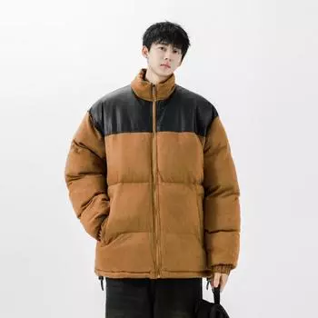 Высококачественная мужская зимняя утепленная теплая куртка мужская куртка в корейском стиле модный бренд M