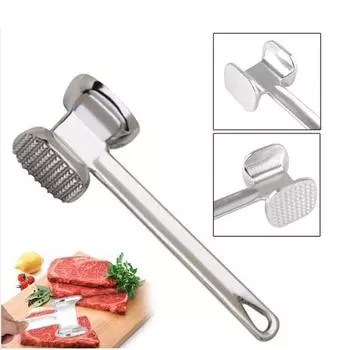 High Quality Kitchen Gadgets Multifunction Meat Hammer Two Sides Loose Tenderizers Portable Tenderizer Tools Aluminum Alloy